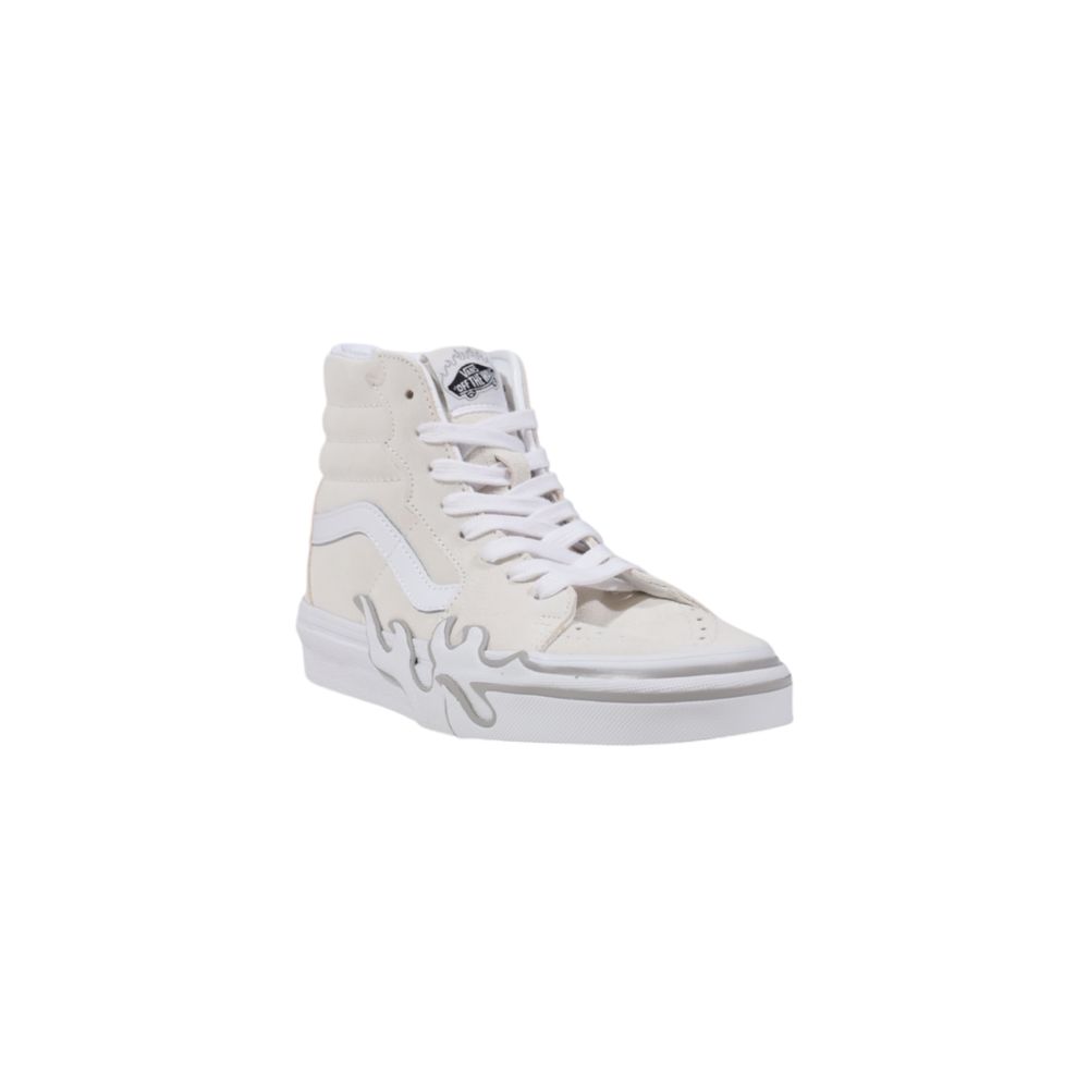Vans White Suede Leather High Top Sneakers Vans
