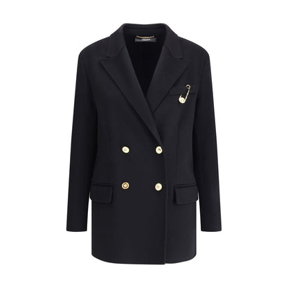 Versace Black Cashmere Coat