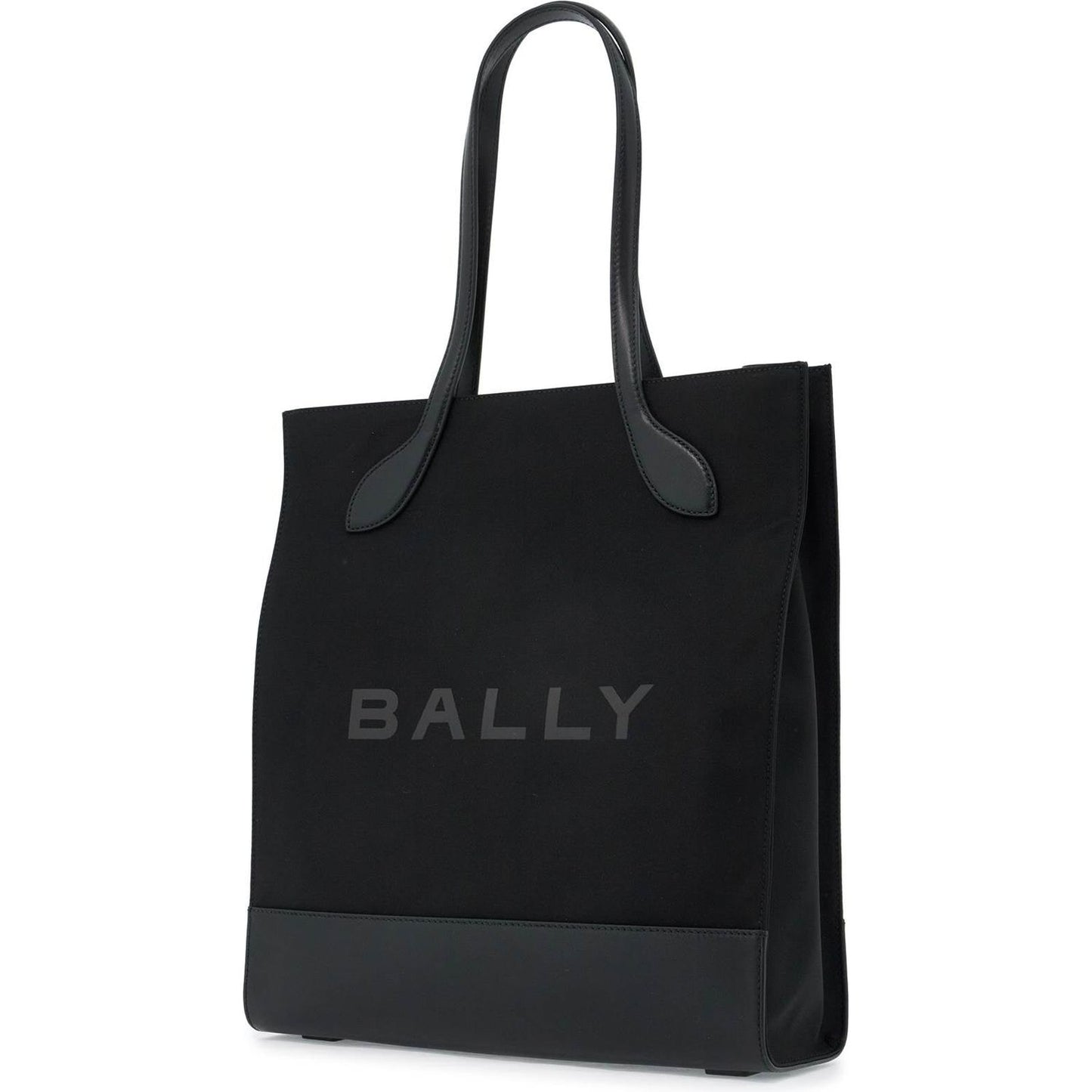 Bally n/s nylon and leather tote bag Shopper Bally