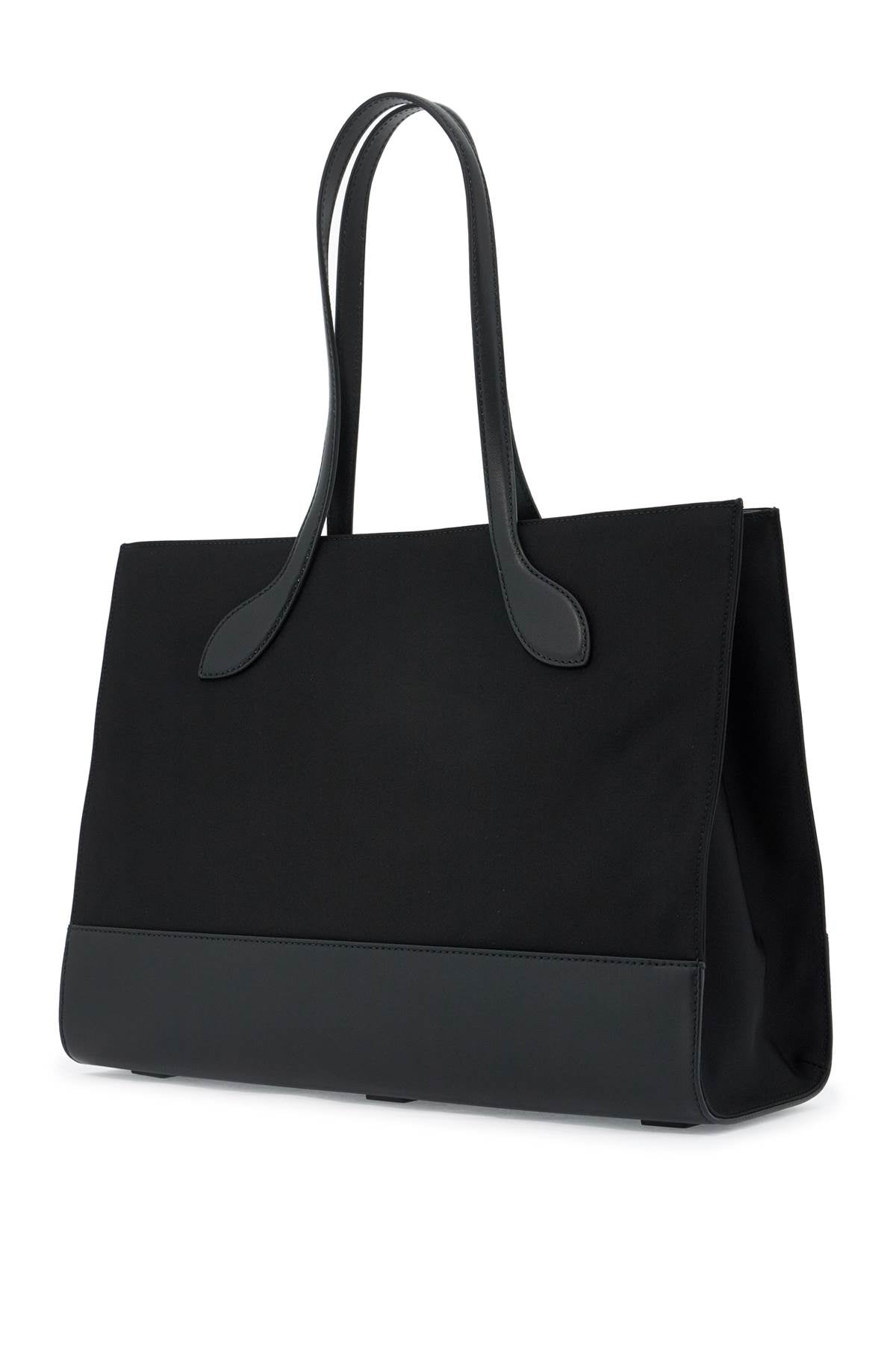 Bally east/west nylon and leather tote bag Shopper Bally