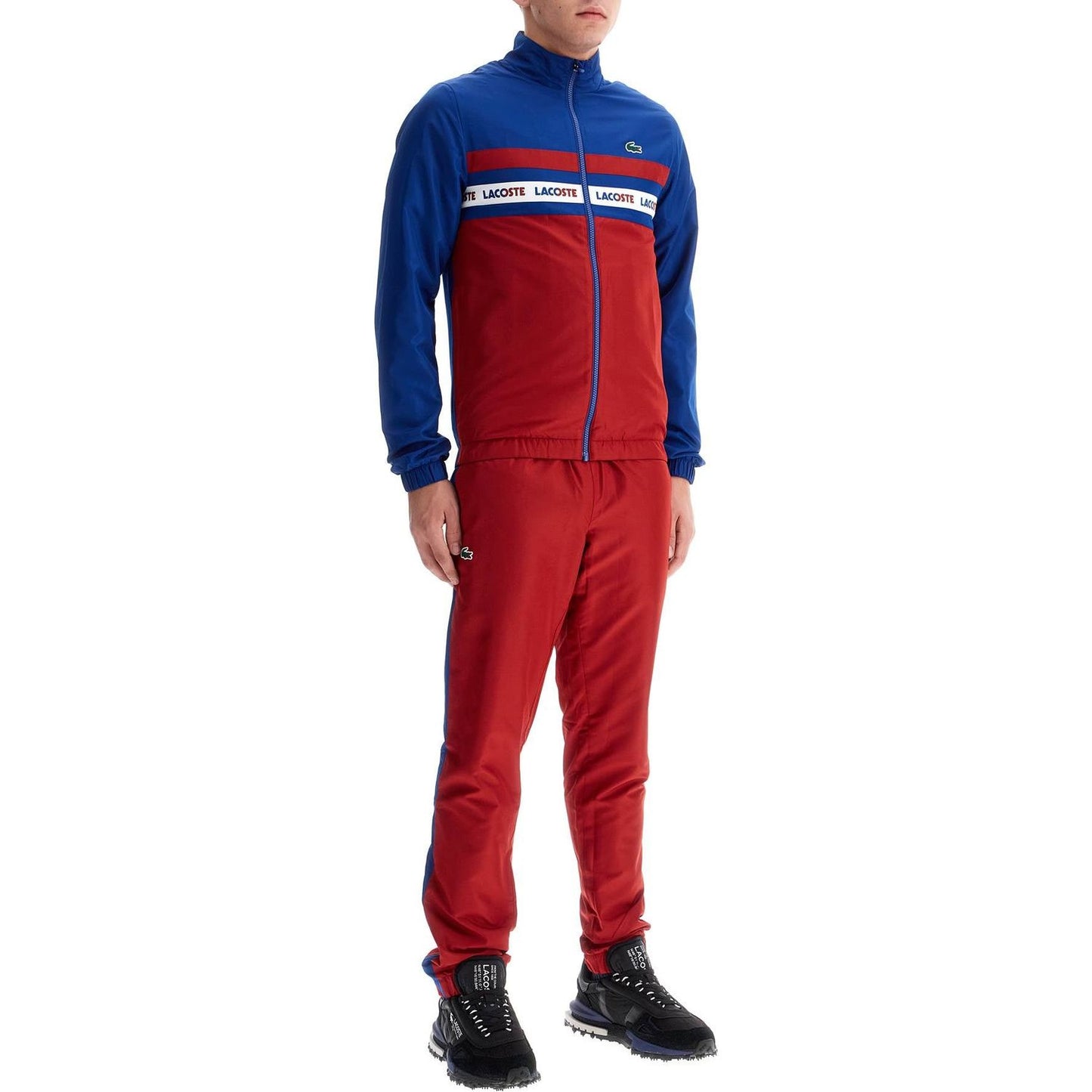 Lacoste bicolor sports tracksuit