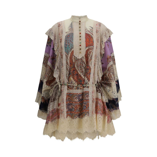 Zimmermann Multicolor Cotton Casual Dress Zimmermann