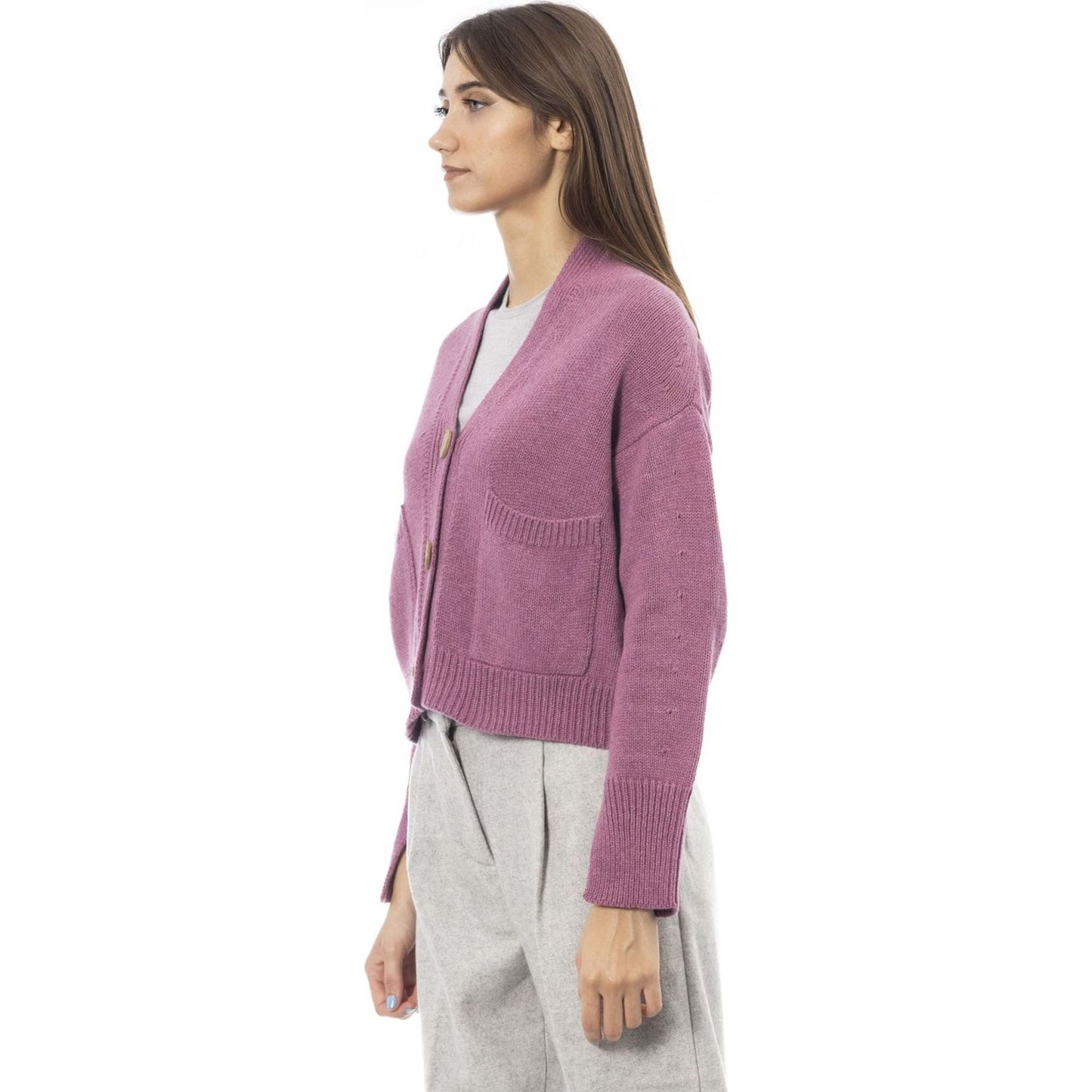 Alpha Studio Sweaters Sweaters Alpha Studio Rosy Brown