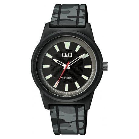 Q&Q Mod. GENT ONLY TIME WATCHES Q&Q QUARTZ Dark Slate Gray