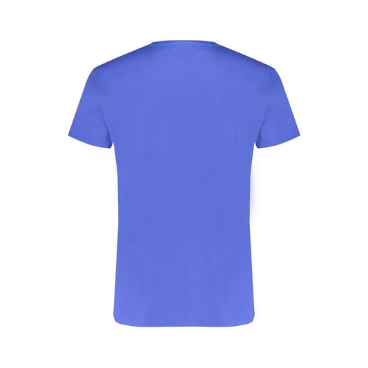 Blue Cotton T-Shirt Trussardi