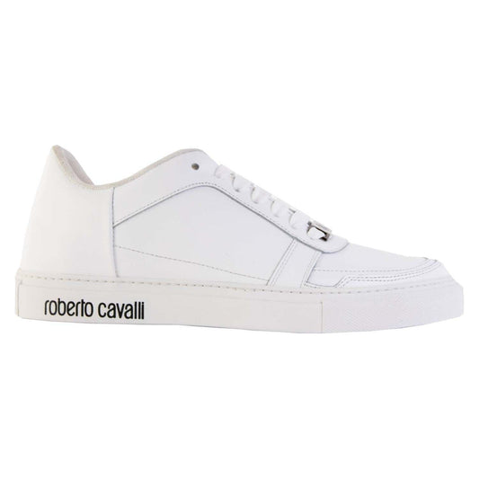 Roberto Cavalli | Logo Embossed Sneakers | McRichard Designer Brands