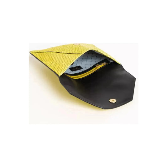 Trussardi | Yellow Leather Clutch Bag | McRichard Designer Brands