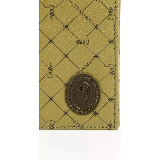 Trussardi | Green Leather Wallet | McRichard Designer Brands